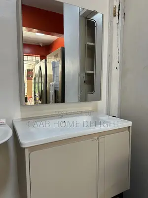 3204-70 Wall Hung Vanity Set With Led Lighting Mirror