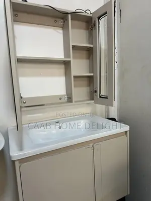 3204-70 Wall Hung Vanity Set With Led Lighting Mirror