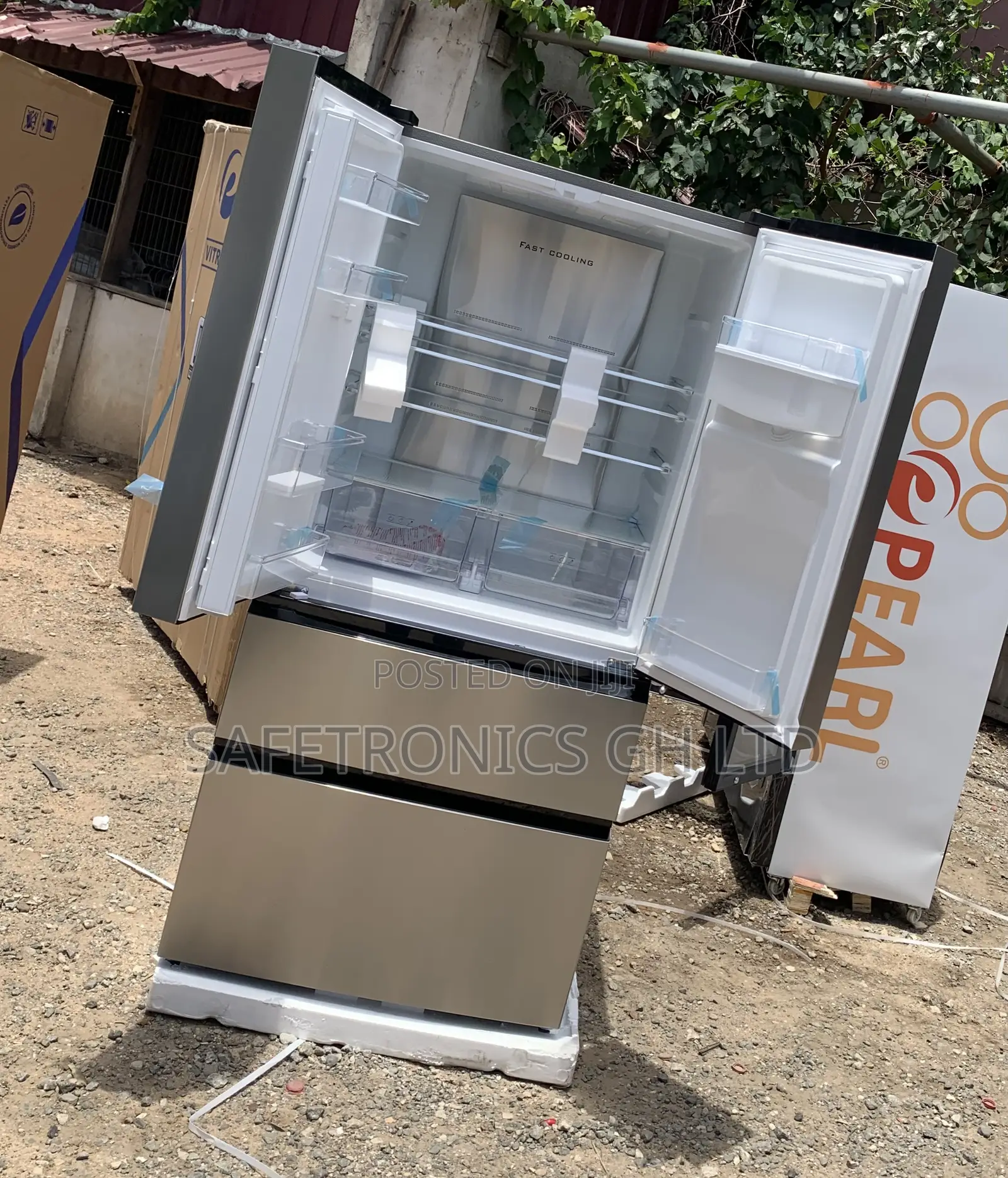 Fresh in Box Pearl 4 Doors Side by Side Bottom Mount 531l Fridge