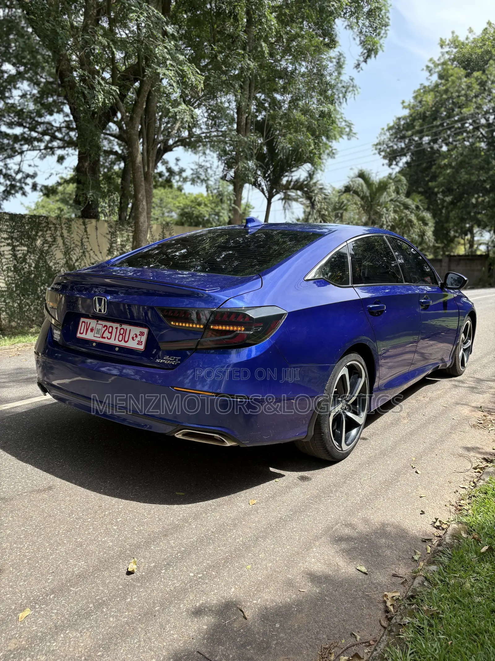 Honda Accord Sport (2.0L 4cyl Turbo 10A) 2019 Blue