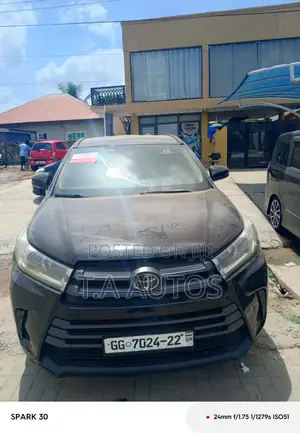 Toyota Highlander Limited 4x4 V6 (3.5L 6cyl 8A) 2018 Black