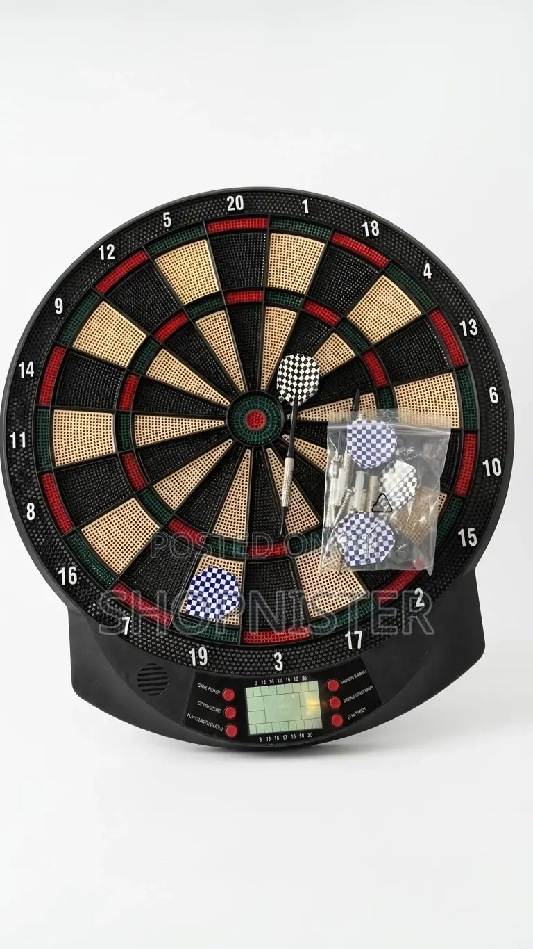 Professional Digital Dartboard Set – Automatic Scoring LCD