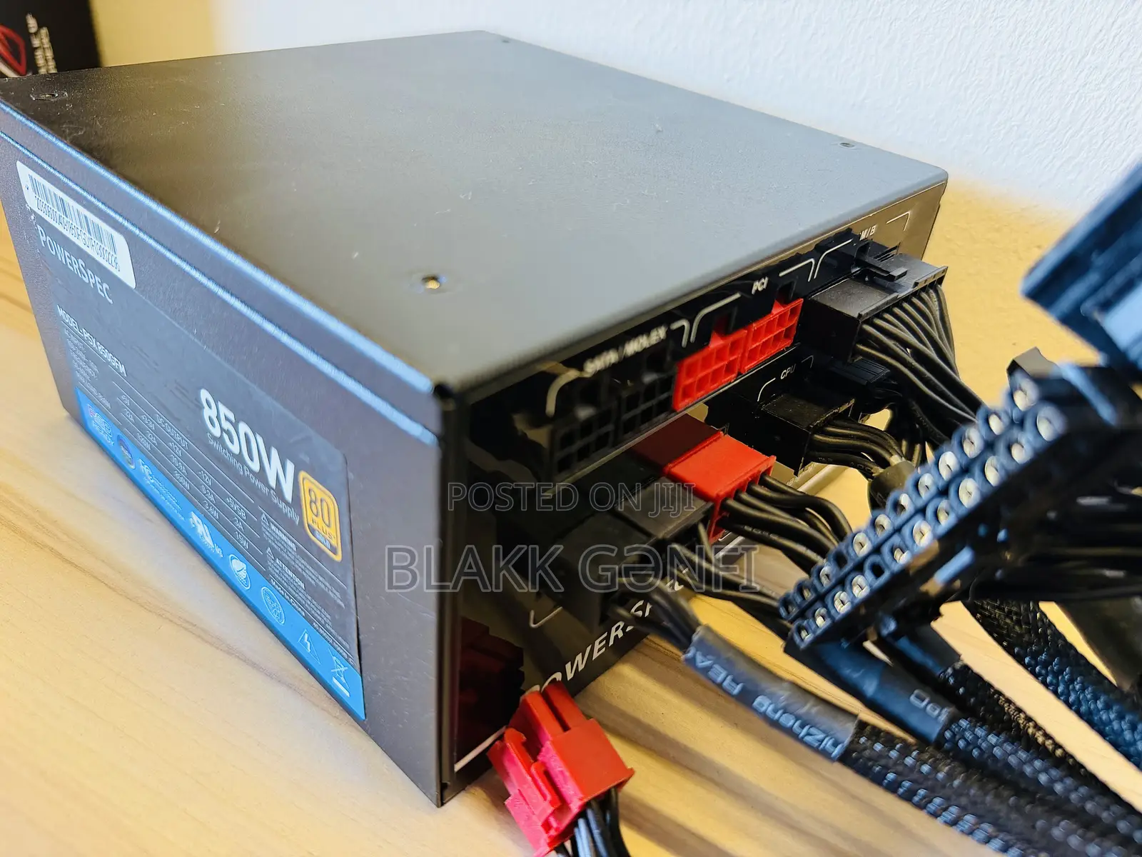 Powerspec 850w Fully Modular 80+ Gold RGB Power Supply
