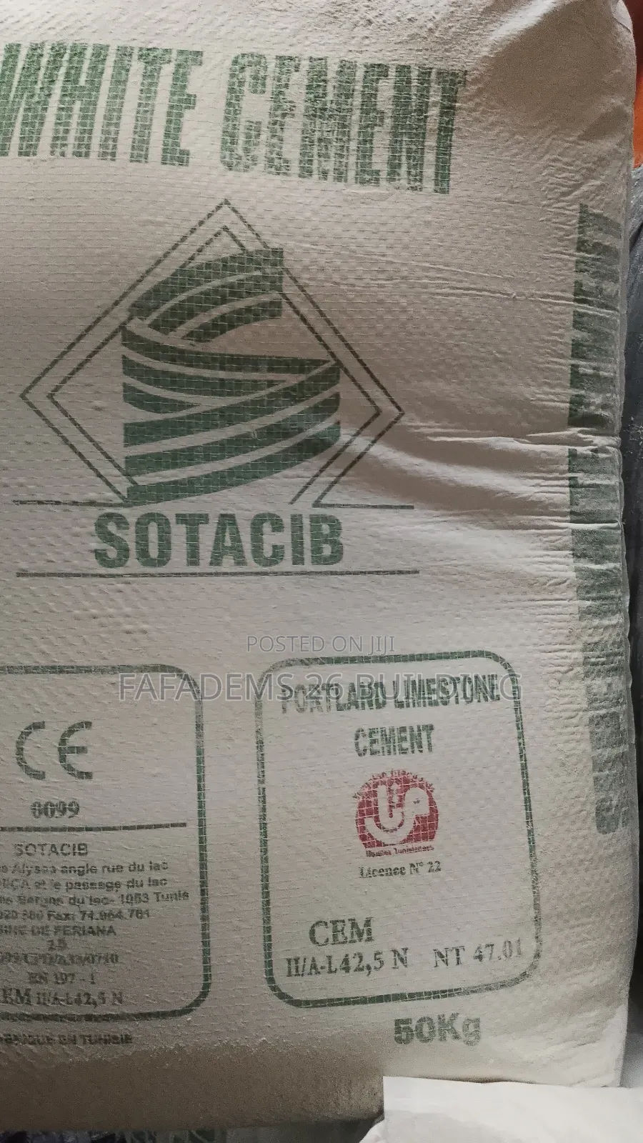 Super White Cement