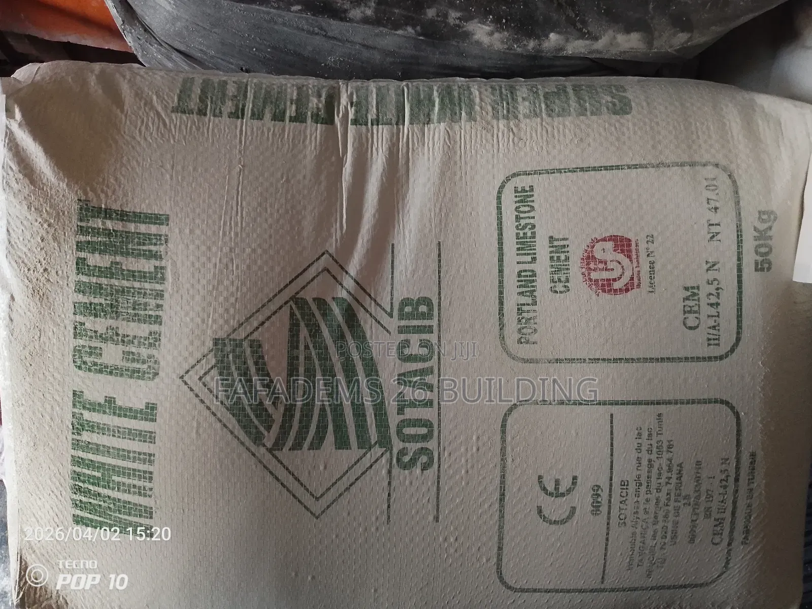 Super White Cement