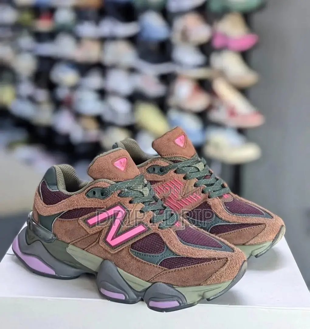New Balance 9060 (Rich Version Oat Burgundy ).Available in All Sizes .