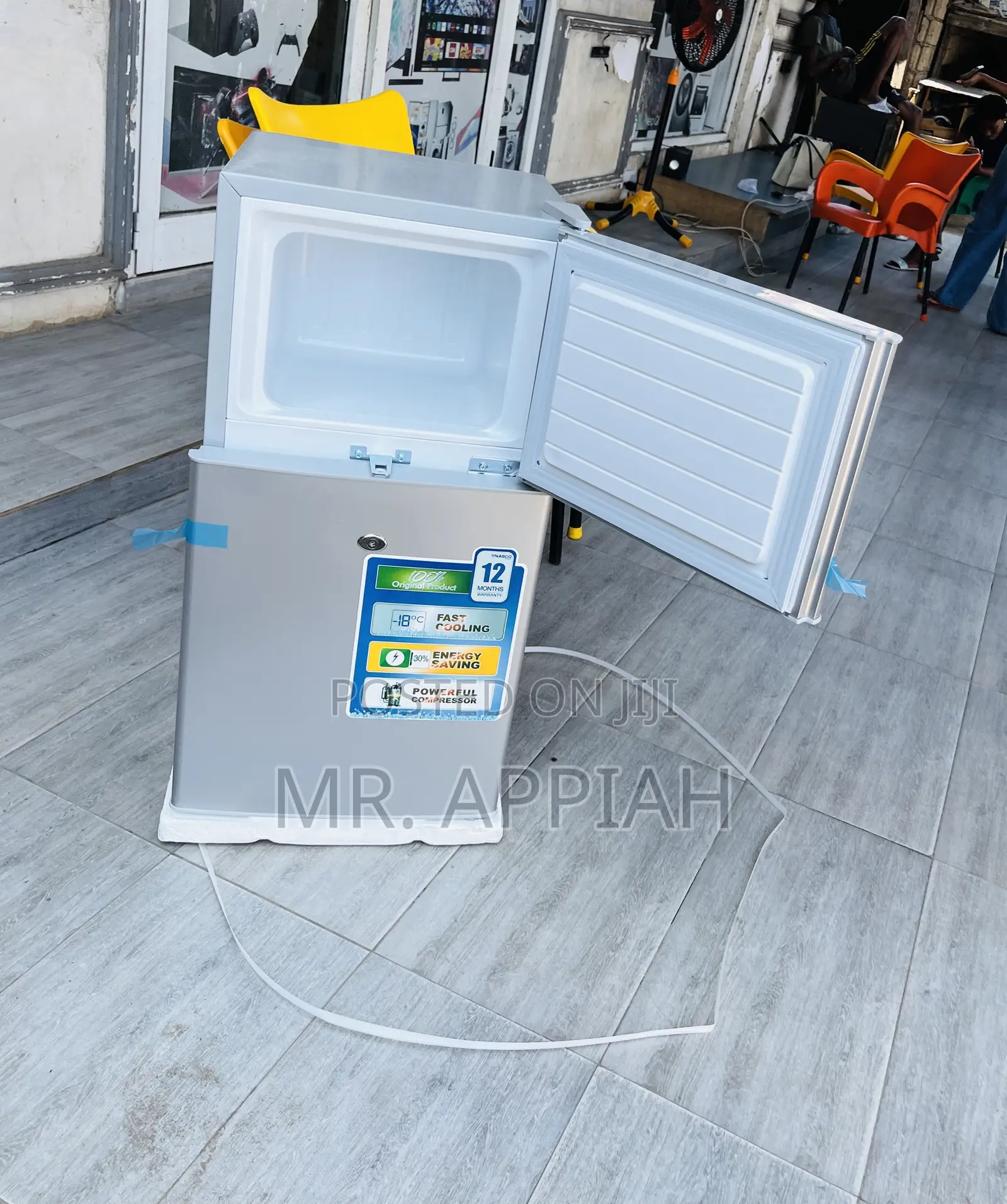 No Frost Nasco Double Door Table Top Refrigerator 