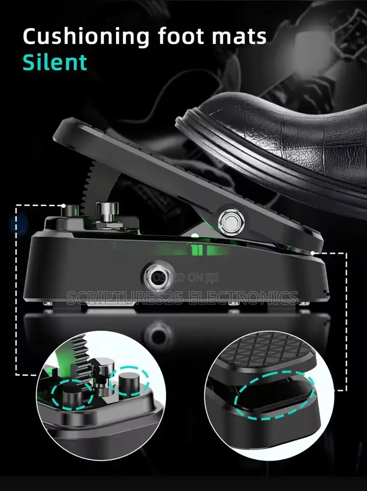 Wah Wah and Volume Control Guitar Effect Pedal