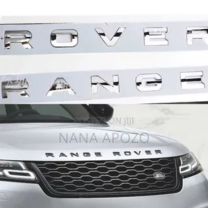 Range Rover Silver Chrome Letters