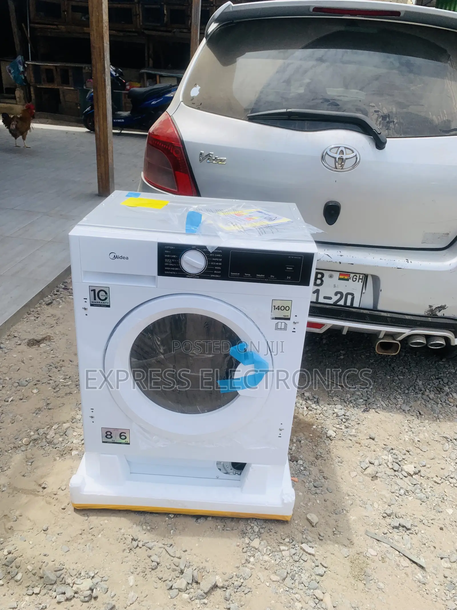 Best at 10gig Store Mfa06d80b/W Modes Wash and Dry 8/6kg