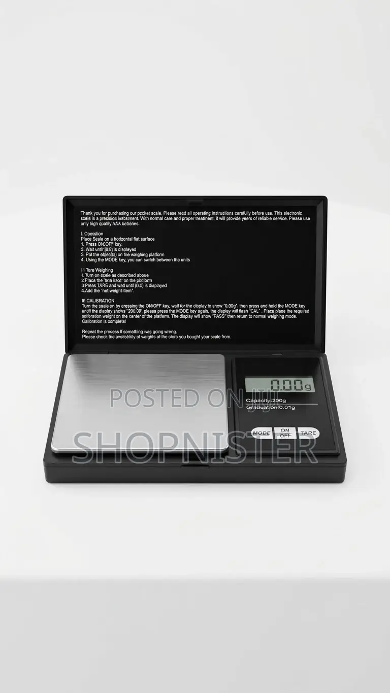 Professional Gram Scale (200g X 0.01g)