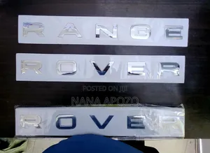Hood and Trunk Emblem Range Rover Letters