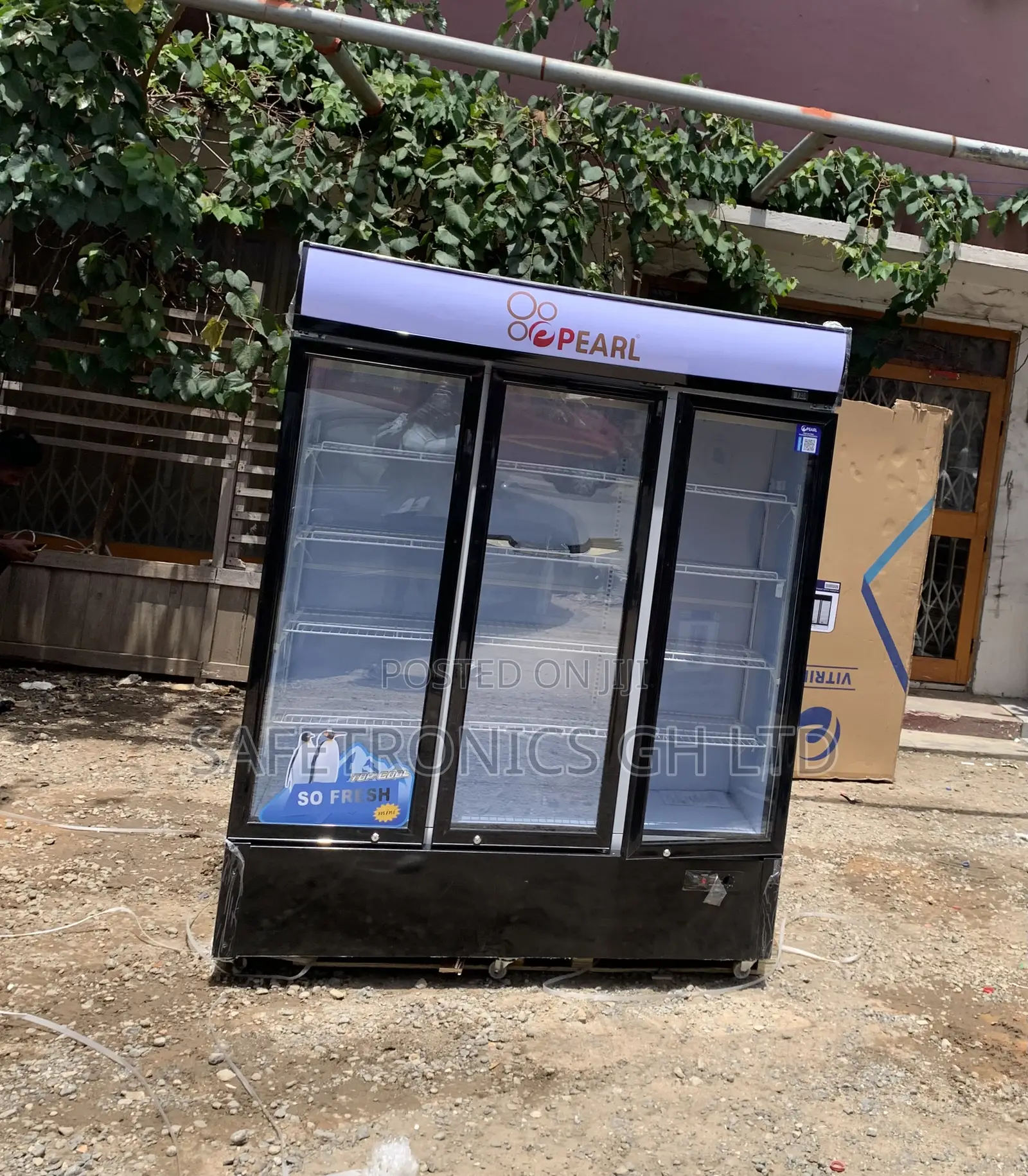 Massive New Pearl PVC-150 Display 3 Doors Fridge
