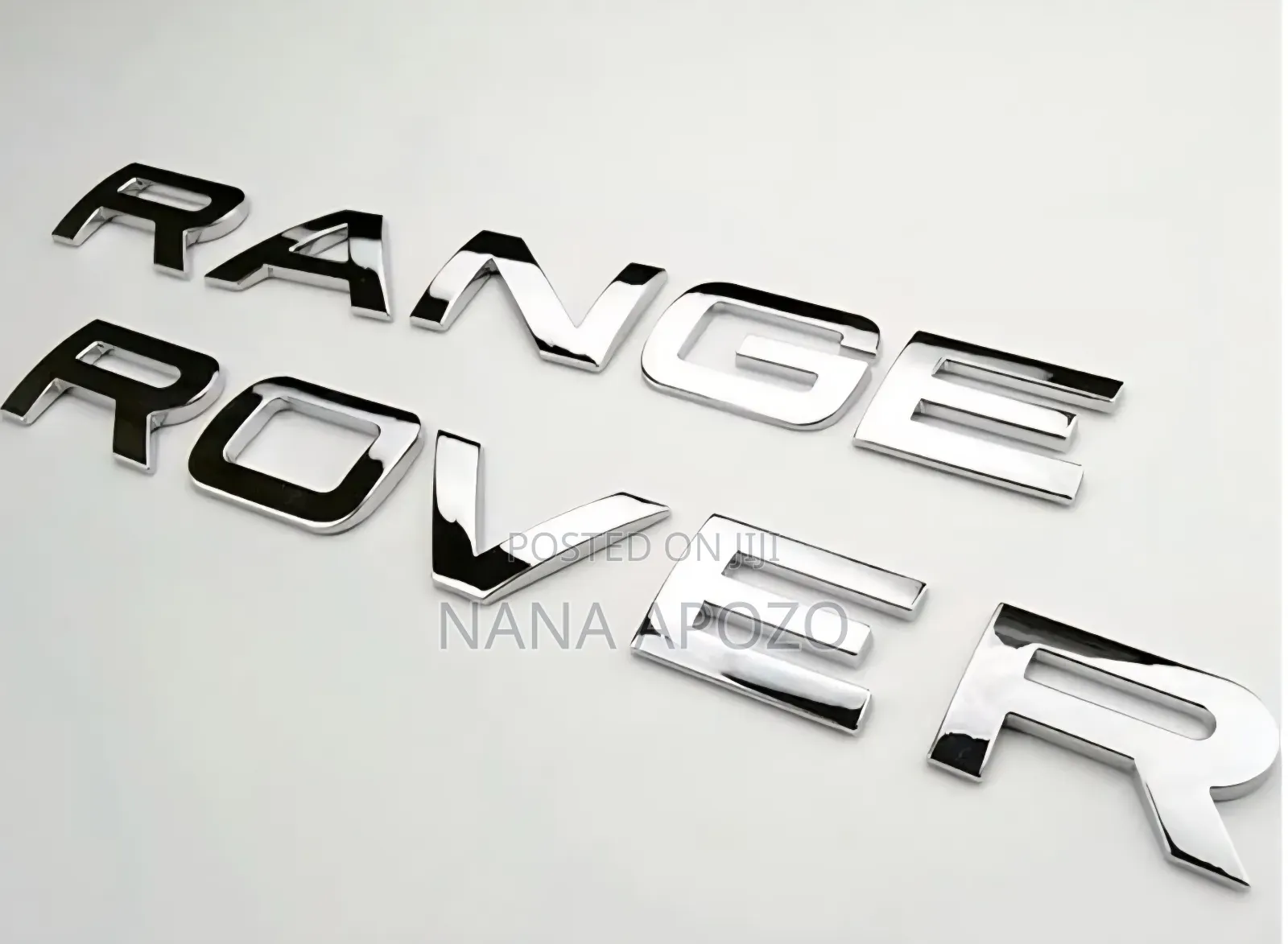 Original Range Rover Chrome Letters