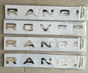 Original Range Rover Chrome Letters