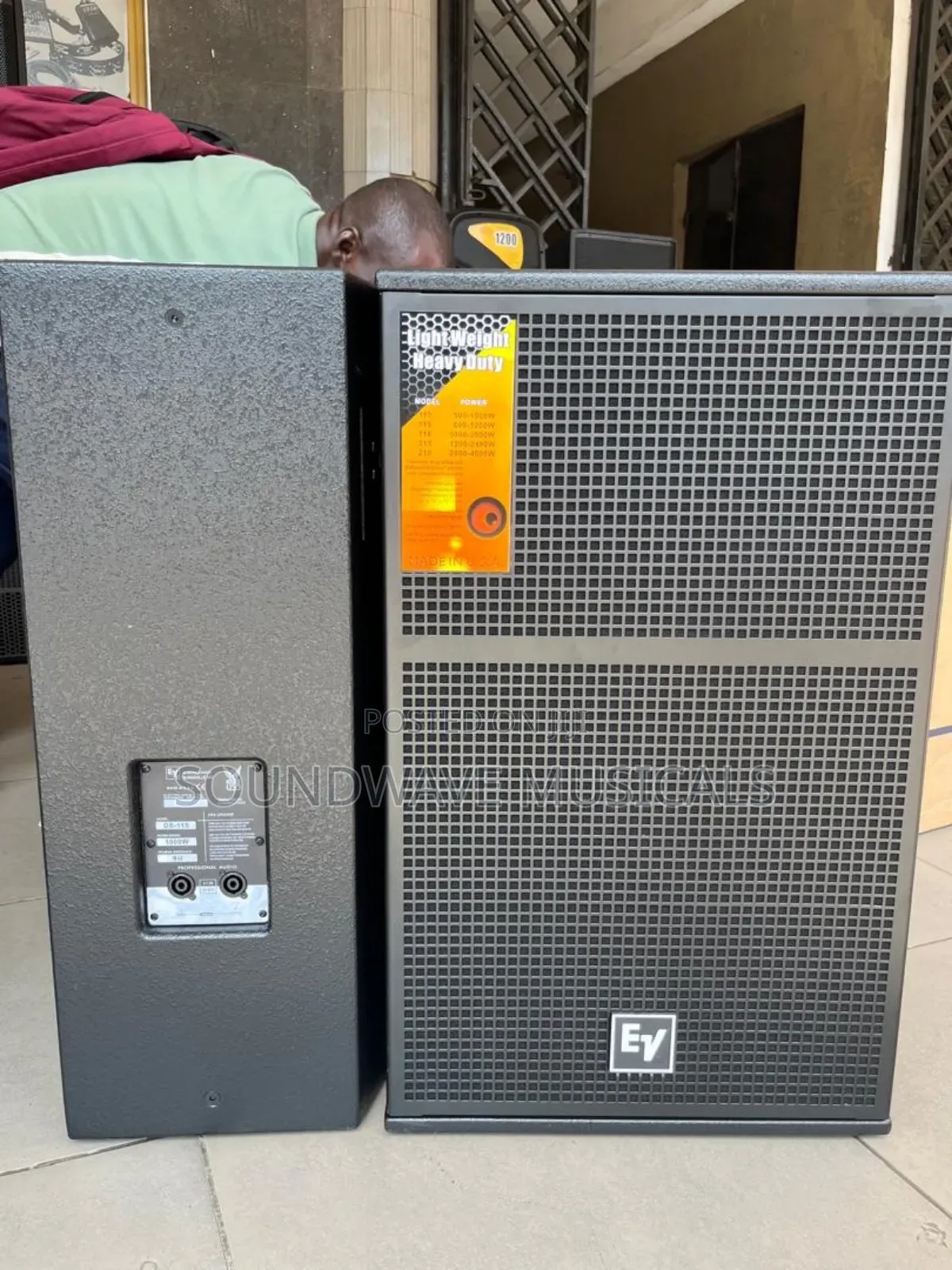 Ev Short Range Speaker