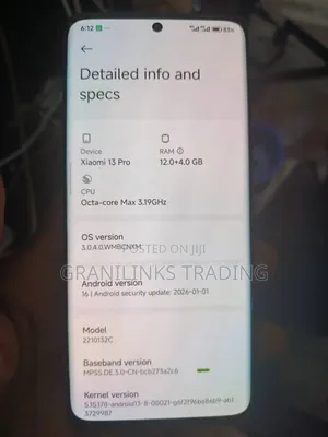 Xiaomi 13 Pro 256 GB Black