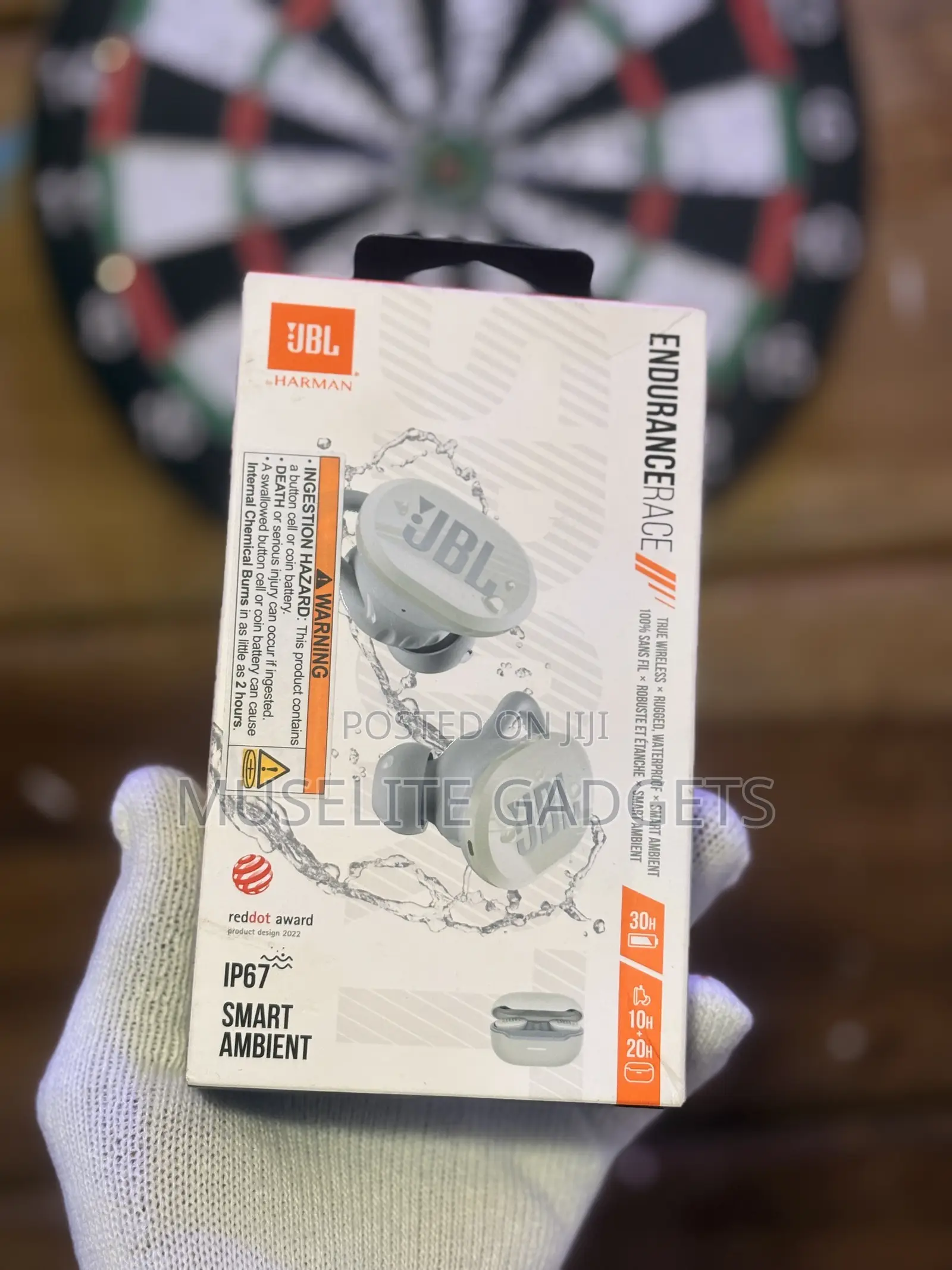 JBL Endurance Race True Wireless Sports Earbuds Waterproof Deep Bass