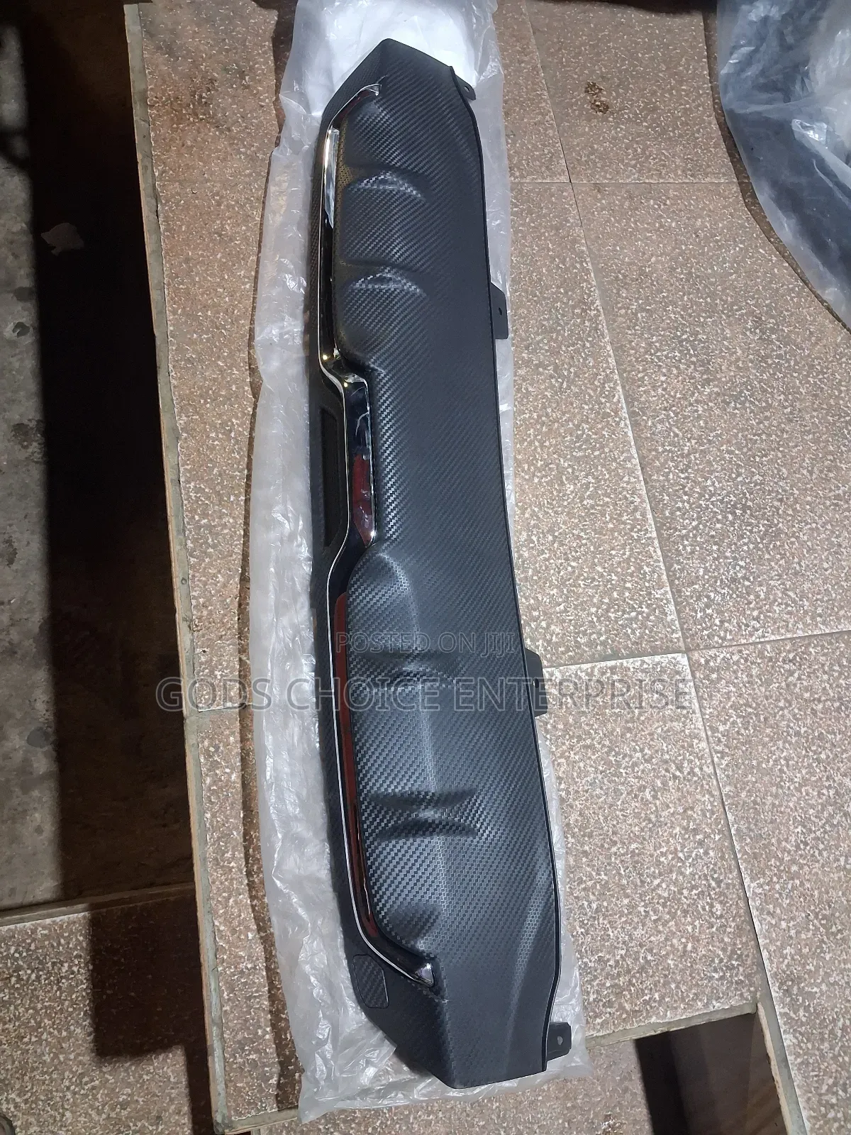 Back Bumper Moulding(Lower) Civic 2017-2020 Carbon Fibre