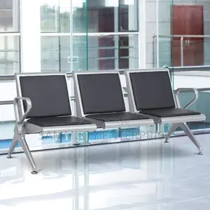 3-Seater Padded Office Reception Waiting Chairs