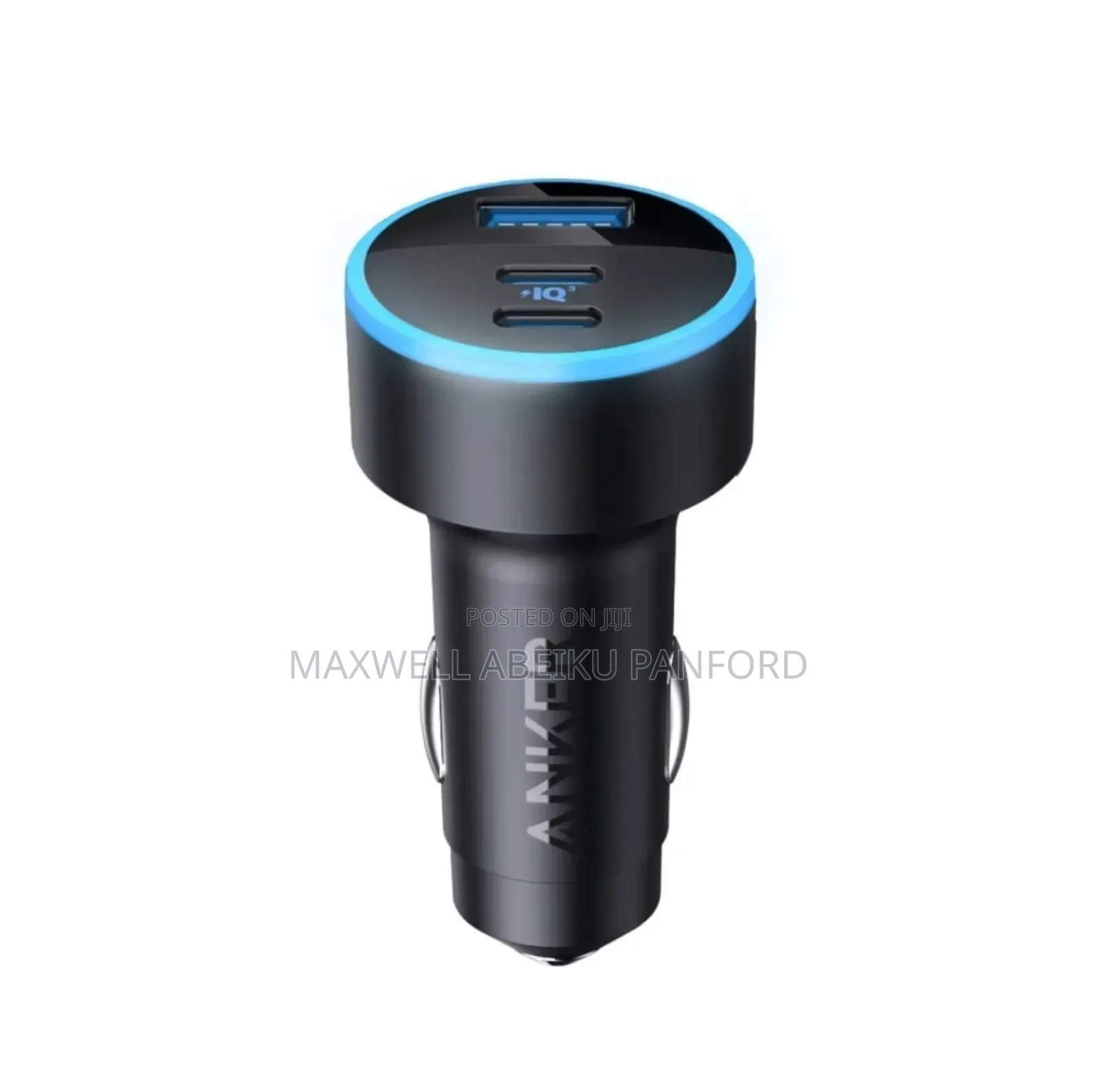 Anker 3-Port 67w Car Charger - Black
