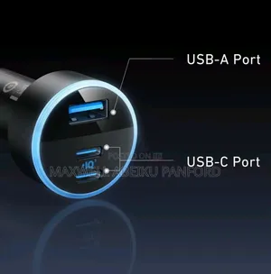 Anker 3-Port 67w Car Charger - Black