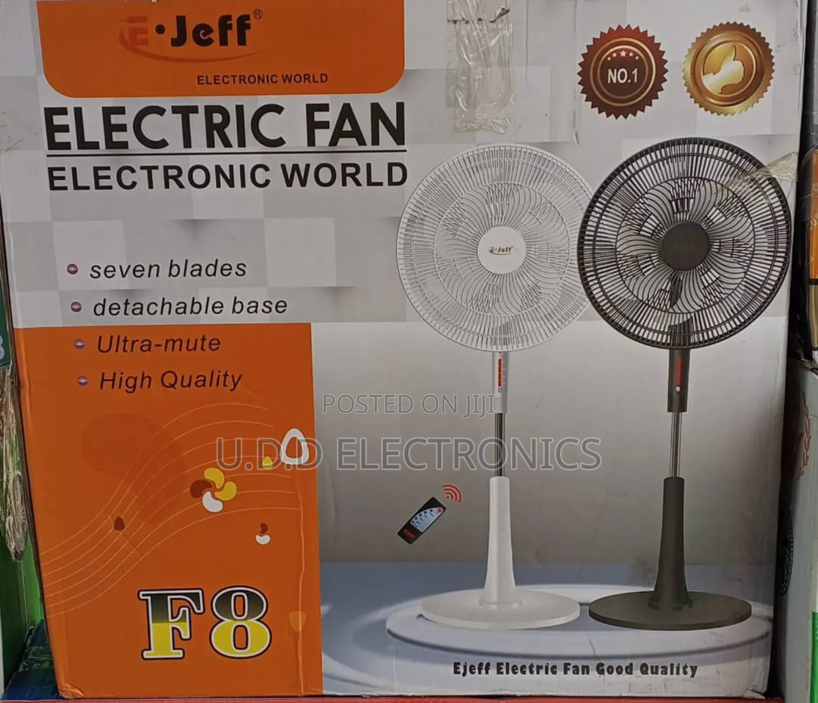 E-Jeff Remote Standing Fan