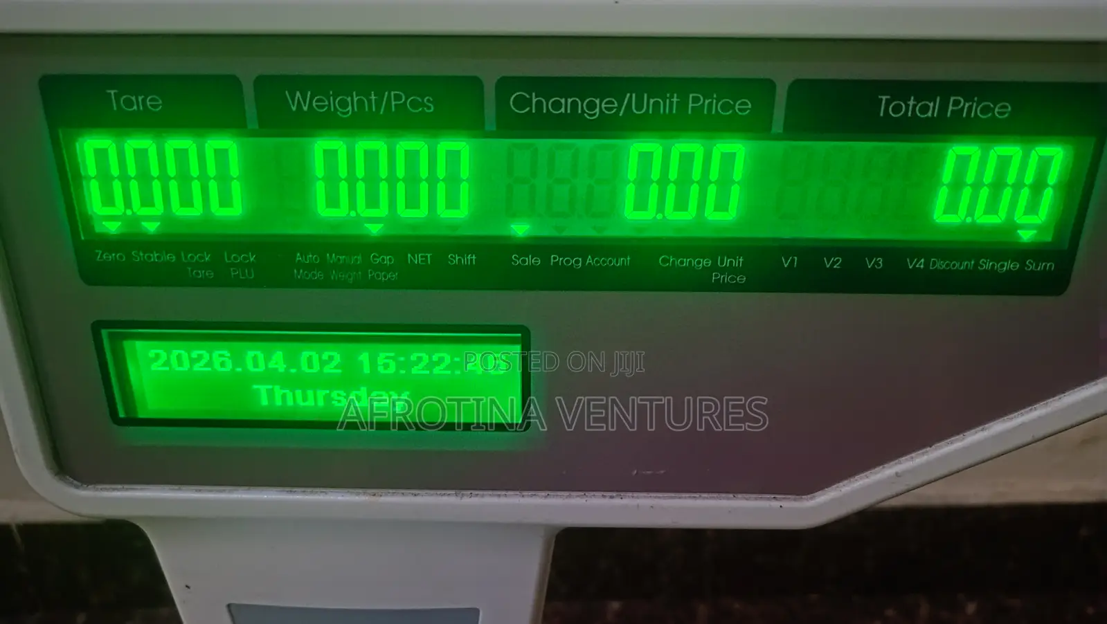 Labeling Scale (With a Bar Code)