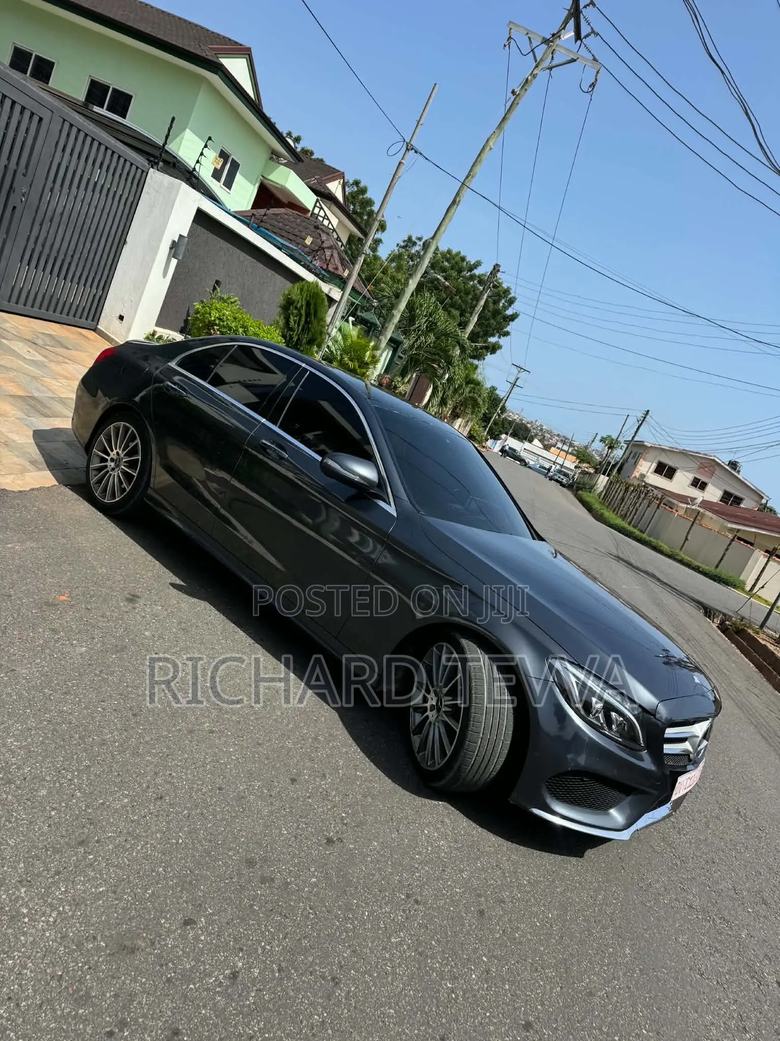 Mercedes-Benz C300 Luxury 4Matic Sedan AWD (2.0L 4cyl 7A) 2016 Gray