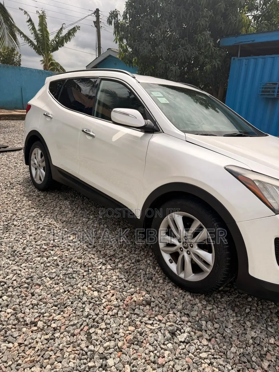 Hyundai Santa Fe 2014 White