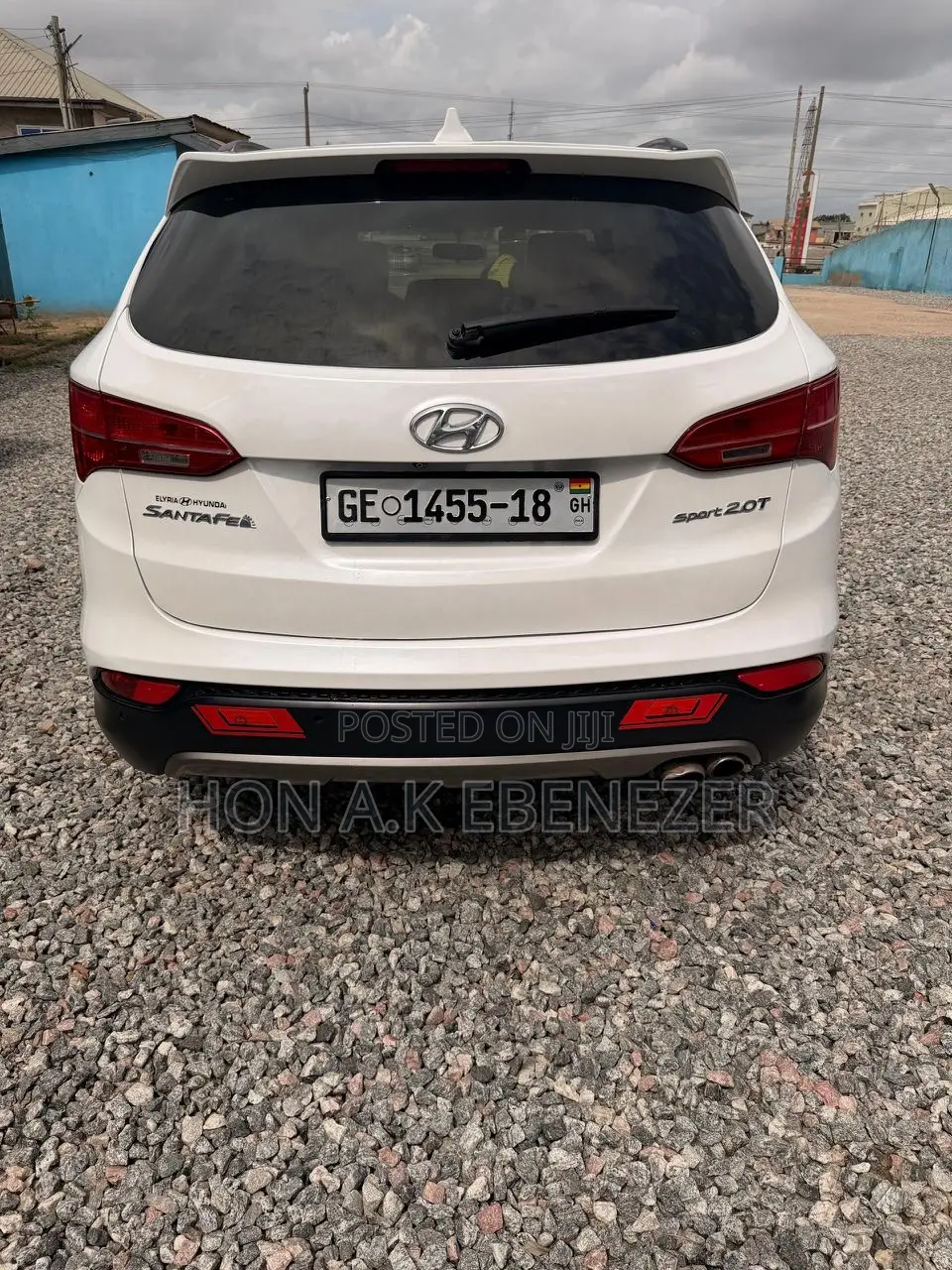 Hyundai Santa Fe 2014 White