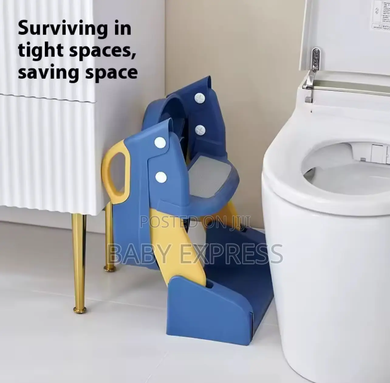 Adjustable 3-in-1 Toddler Potty Seat With Ladder Removable Bowl