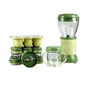 2‐In‐1 Baby Food Blender (Dry Wet) + Silicone Storage Containers +