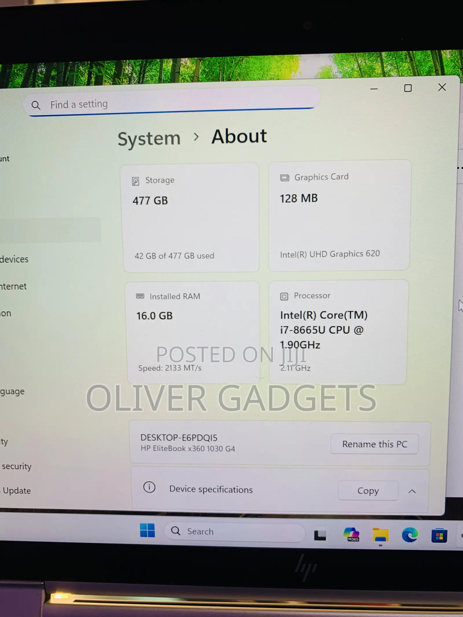 Laptop HP EliteBook x360 1030 G4 16GB Intel Core i7 SSD 512GB