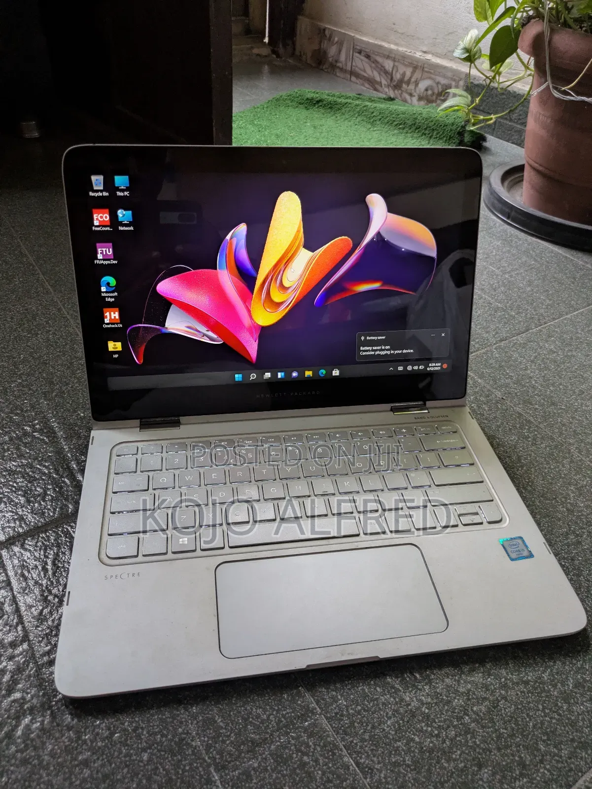 Laptop HP Spectre X360 8GB Intel Core i5 SSD 256GB