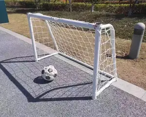 Adult Kids Mini Goal Post High Steel With Net 120cm X 80cm a Pair