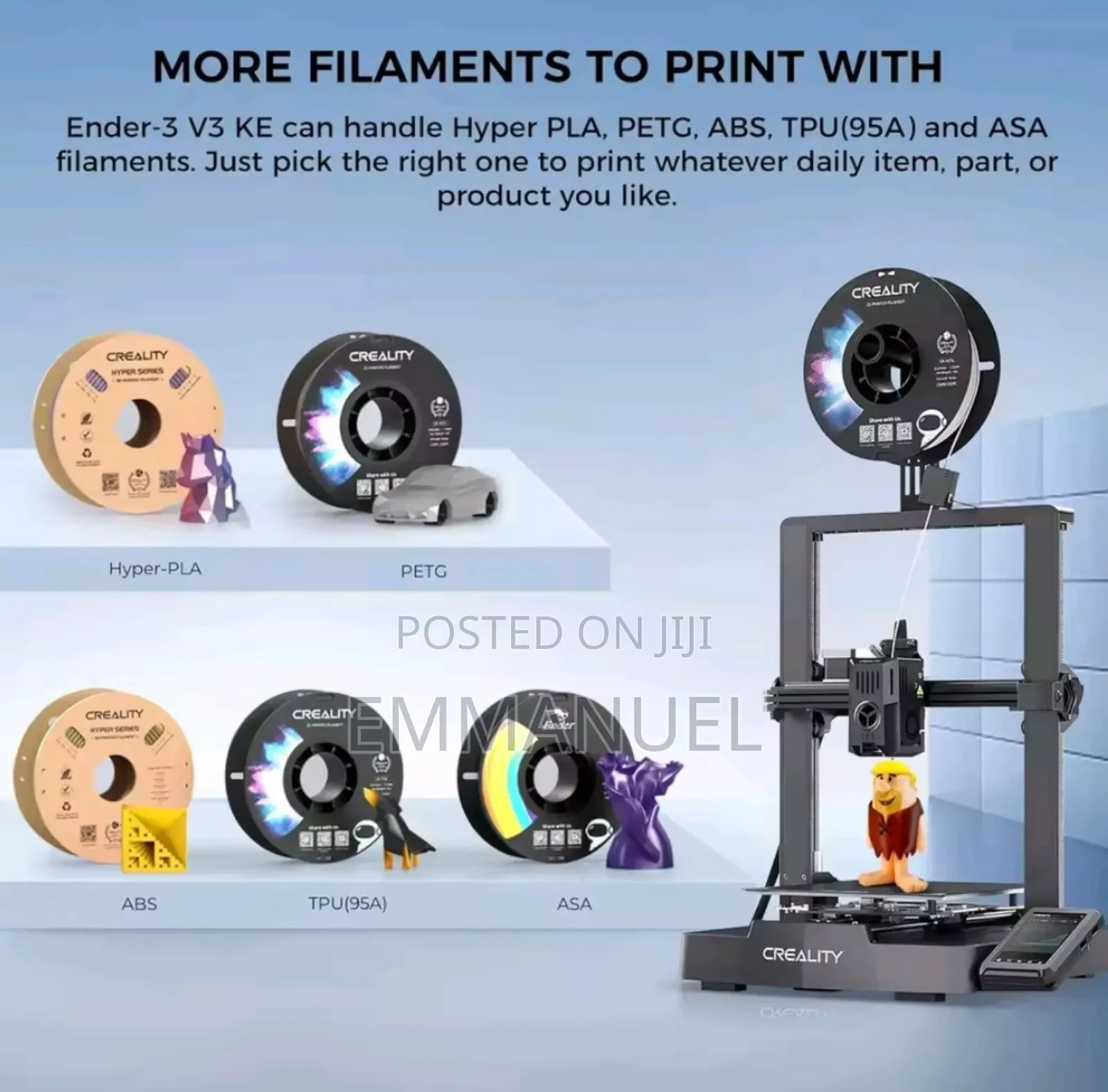 Creality Ender 3 V3 Ke 3d Printer With High-speed Printing