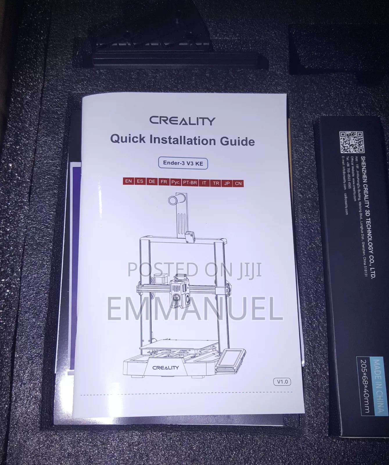 Creality Ender 3 V3 Ke 3d Printer With High-speed Printing