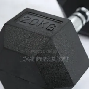 Pair of 20kg Home Gym Fitness Dumbbell
