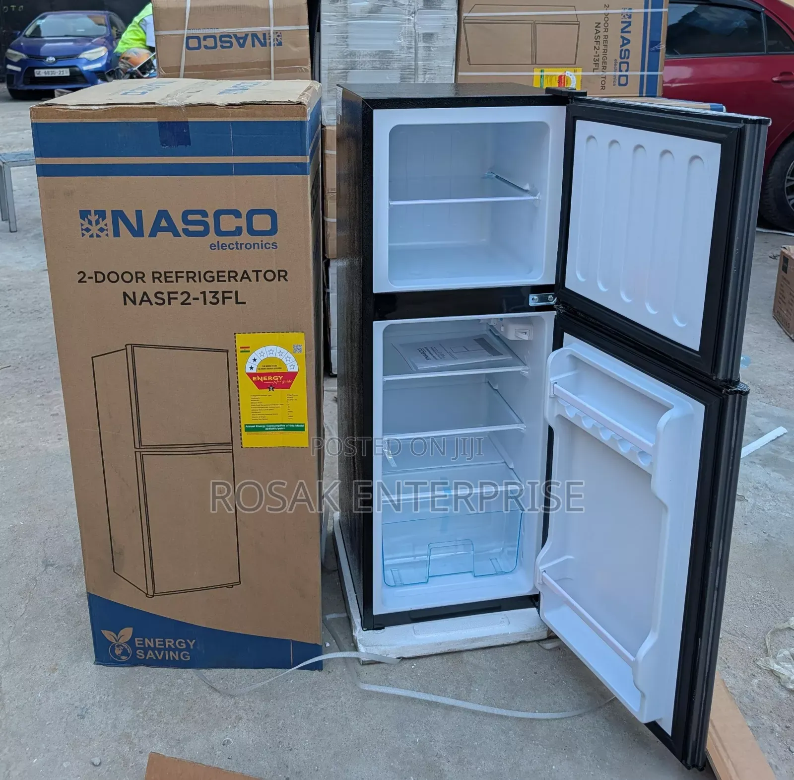 Nasco *112l* Double Door Top Freezer Refrigerator *Nasf2-13fl*