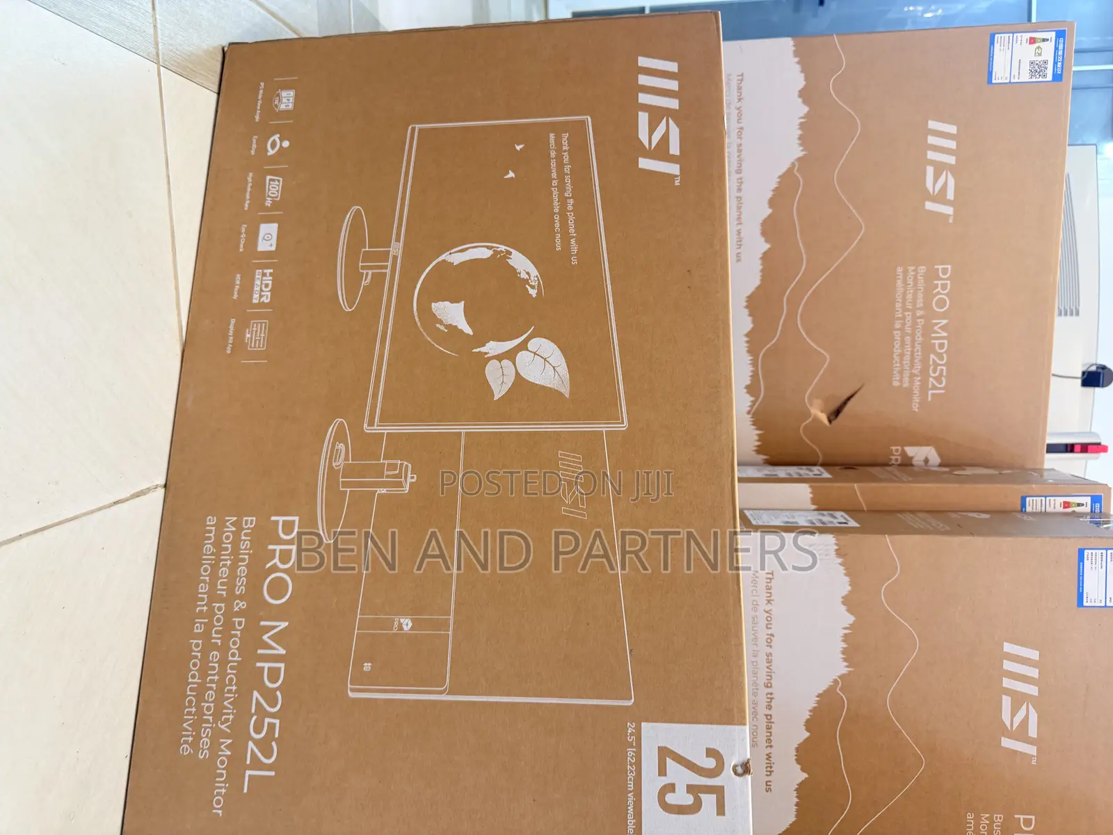 Msi 25”, Fhd, 100hz, Hdr, 1ms Professional Monitor