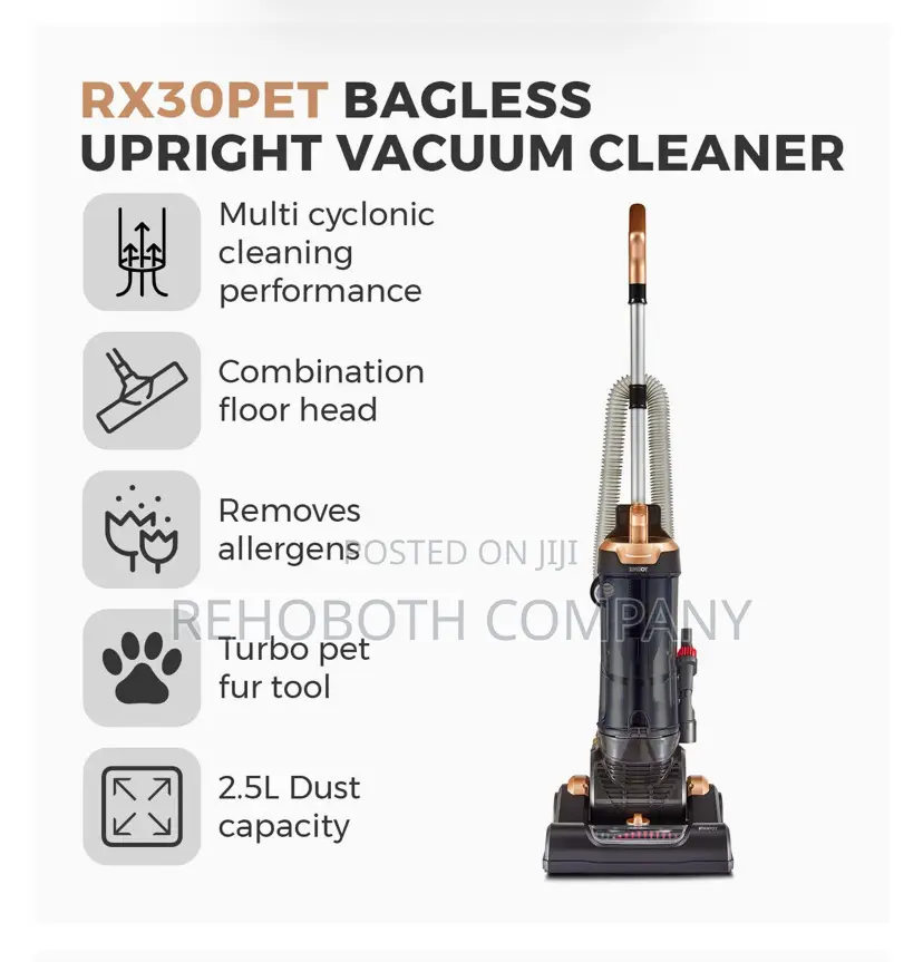 Tower T108000blgpet Rxp30pet Bagless Upright Vacuum Cleaner
