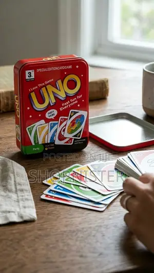 Classic Uno Card Game – Special Edition Metal Tin Set