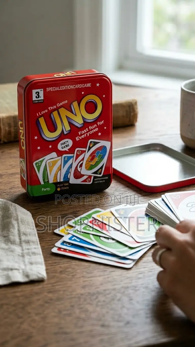 Classic Uno Card Game – Special Edition Metal Tin Set