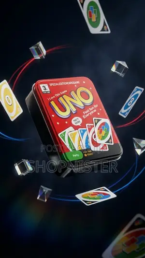 Classic Uno Card Game – Special Edition Metal Tin Set