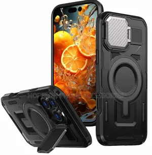 Quality Shookproof Case- Magsafe Wireless Charge Support- Camera Cover