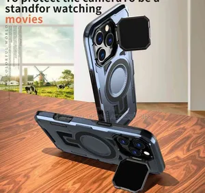 Quality Shookproof Case- Magsafe Wireless Charge Support- Camera Cover