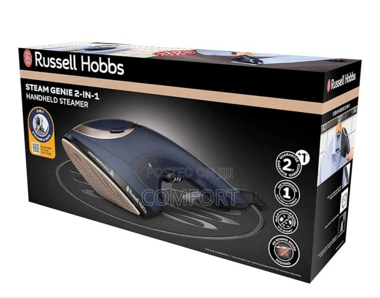 Russell Hobbs Steam Genie 2-in-1 Handheld Steamer/Iron