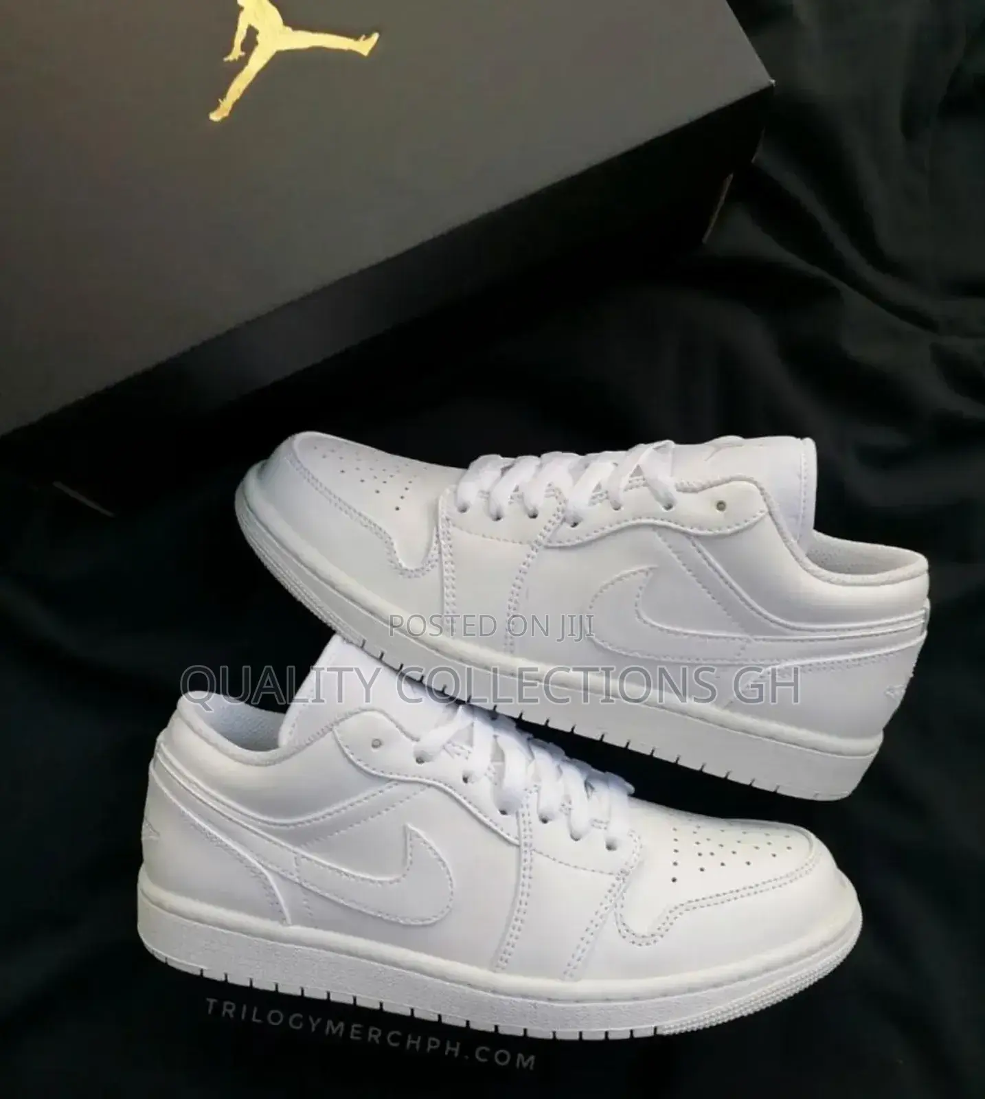 Air Jordan 1 Low Triple White