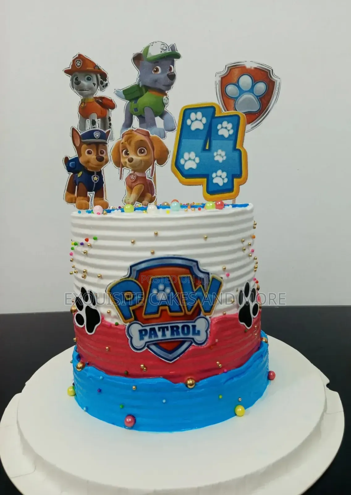 Paw Patrol Character Cake Size '6'